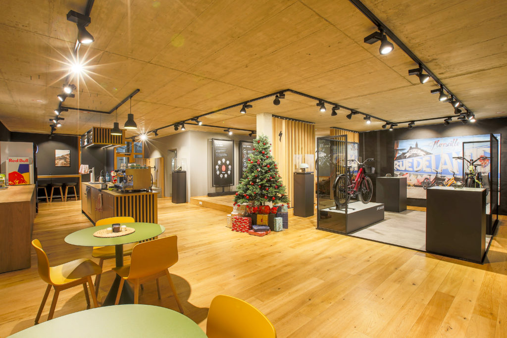 Empfangsbereich von Specialized München