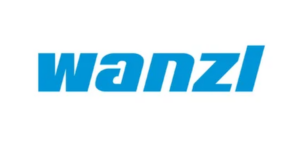 Wanzl Logo in Blau als Markenauftritt für Büro- und Einrichtungslösungen